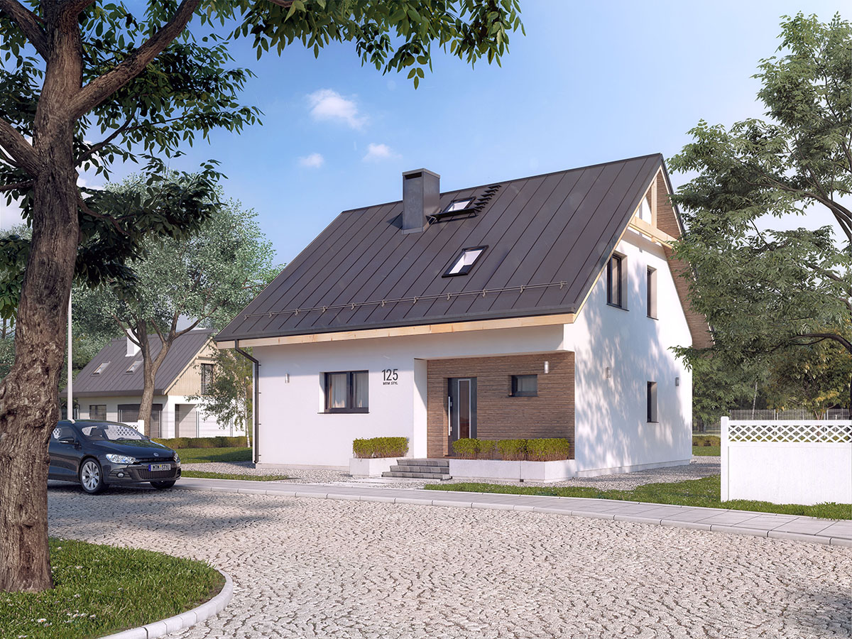 Projekt domu energooszczędnego