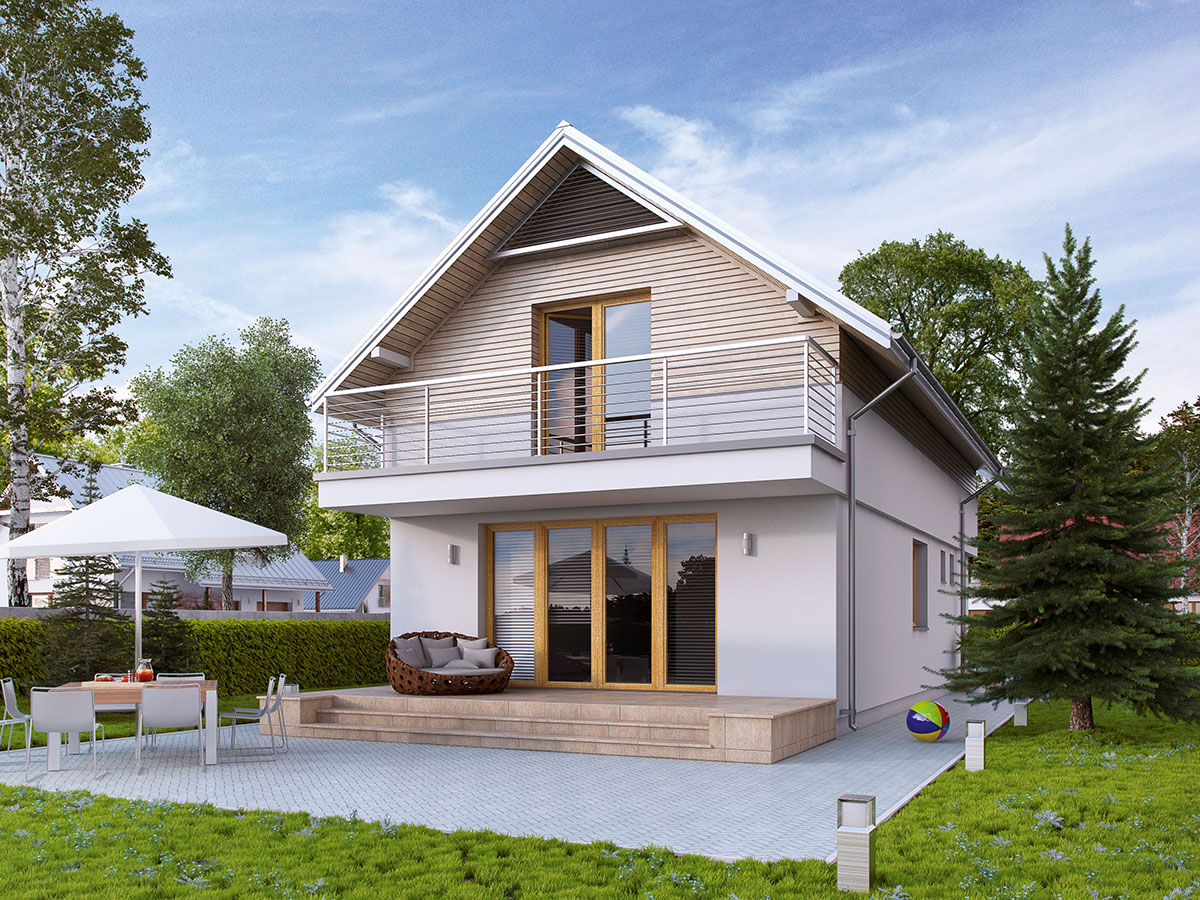 Dom z ogrzewaniem gazowym