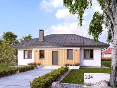 projekt domu nowoczesnego