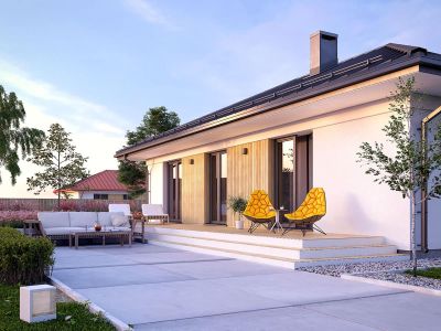 dom nowoczesny 4 osobowy