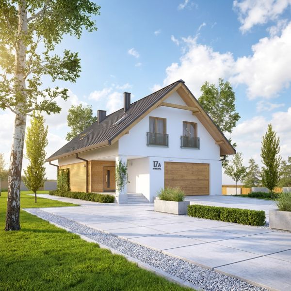 Projekt domu z poddaszem
