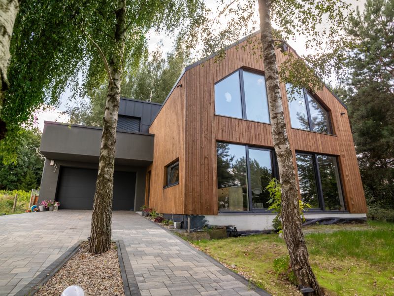 Nowoczesna stodoła w Dzikich